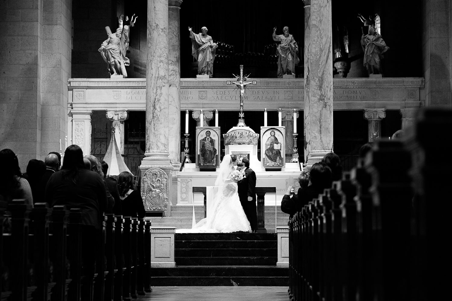 first kiss The Basilica of Saint Mary
