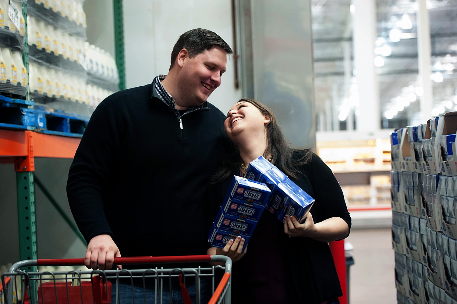Minnesota Costco engagement session