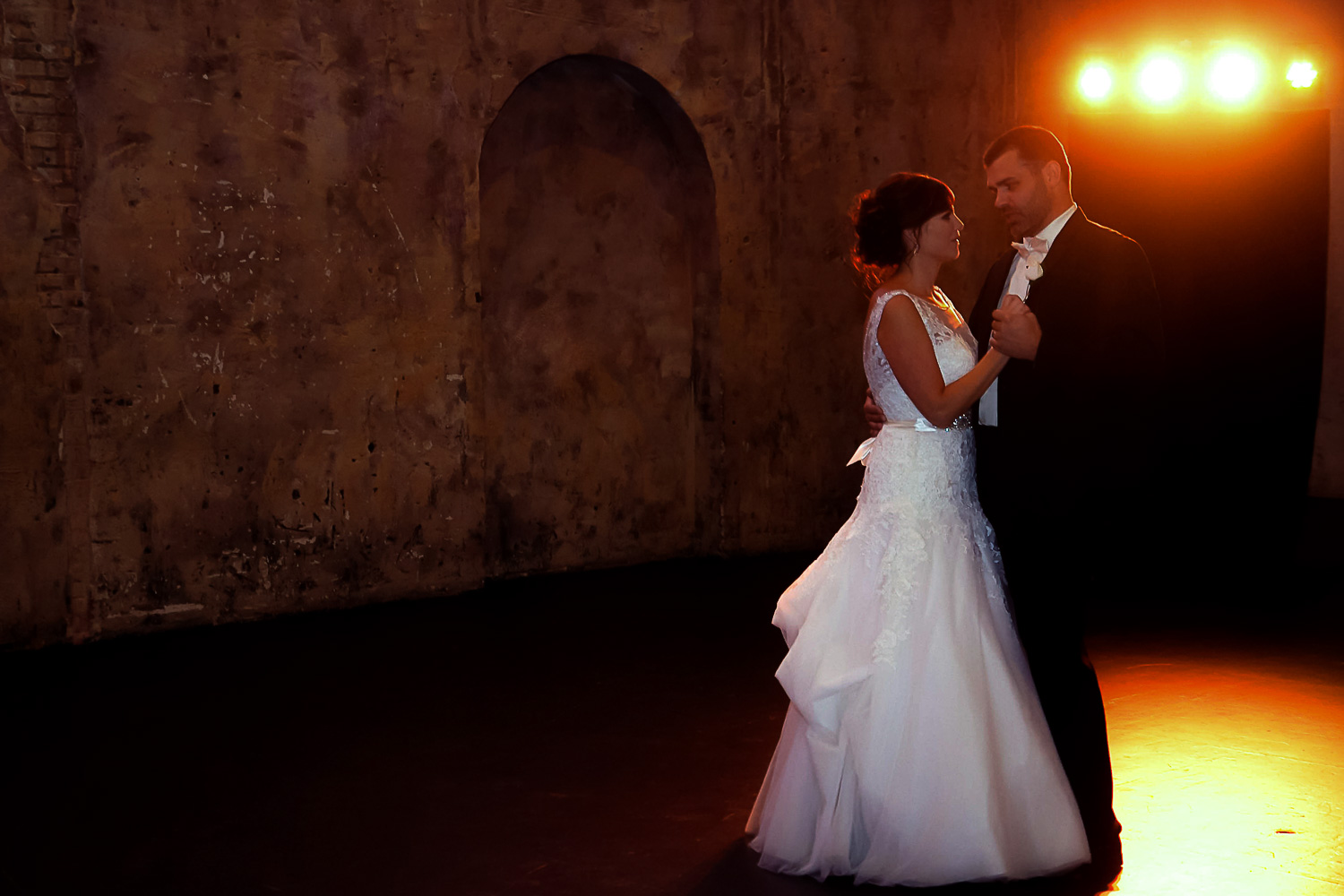 bride and groom first dance at Aria in Minneapolis