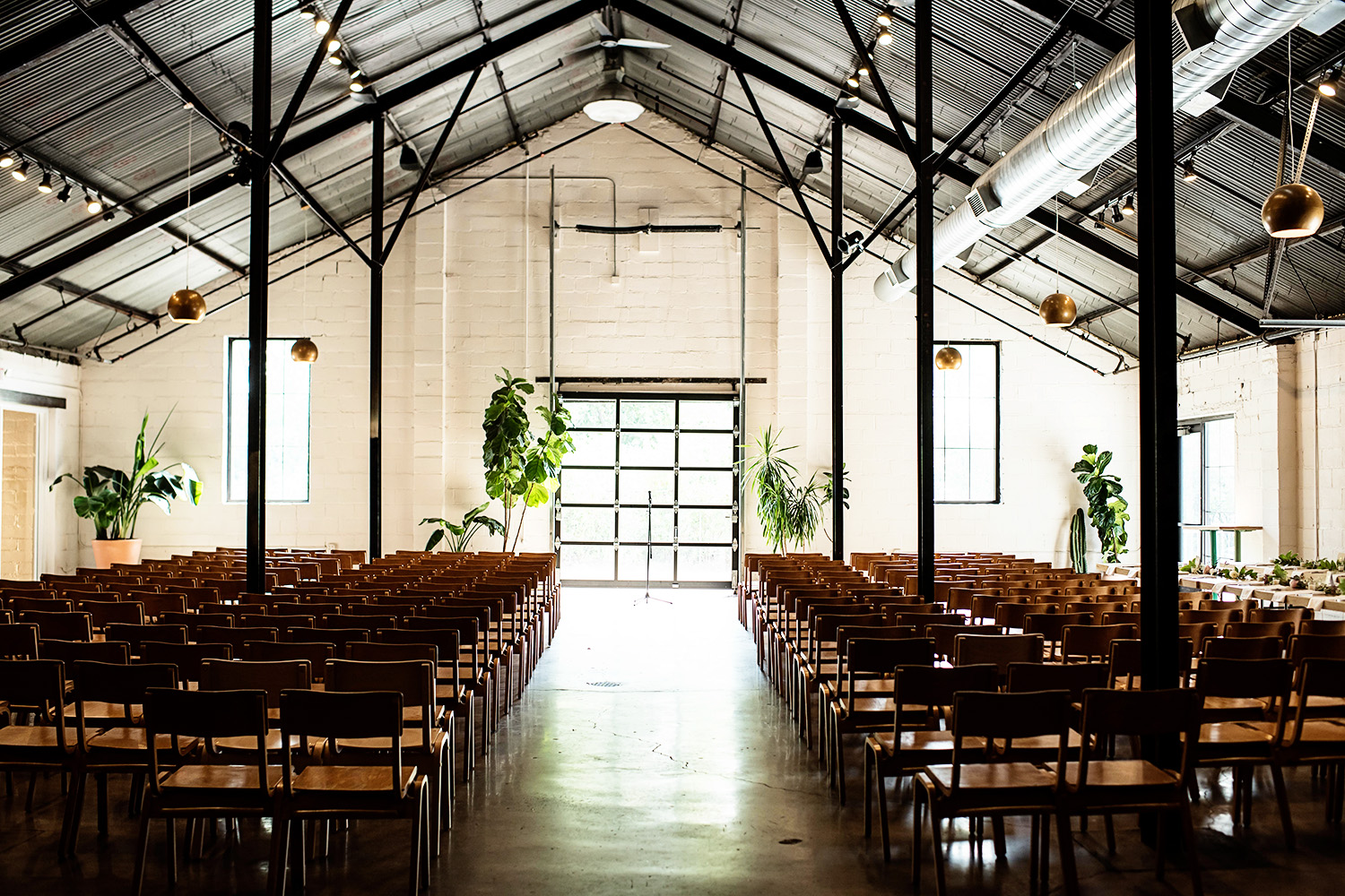 ceremony set up at Paikka at one of my 30 favorite venues in minneapolis and st paul