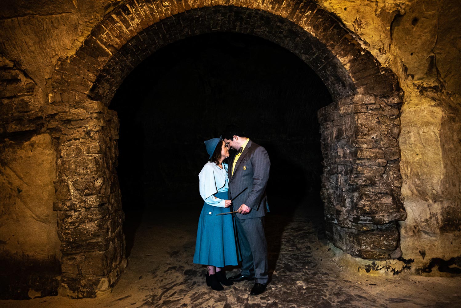 harry potter wedding at the Wabasha Caves in St paul