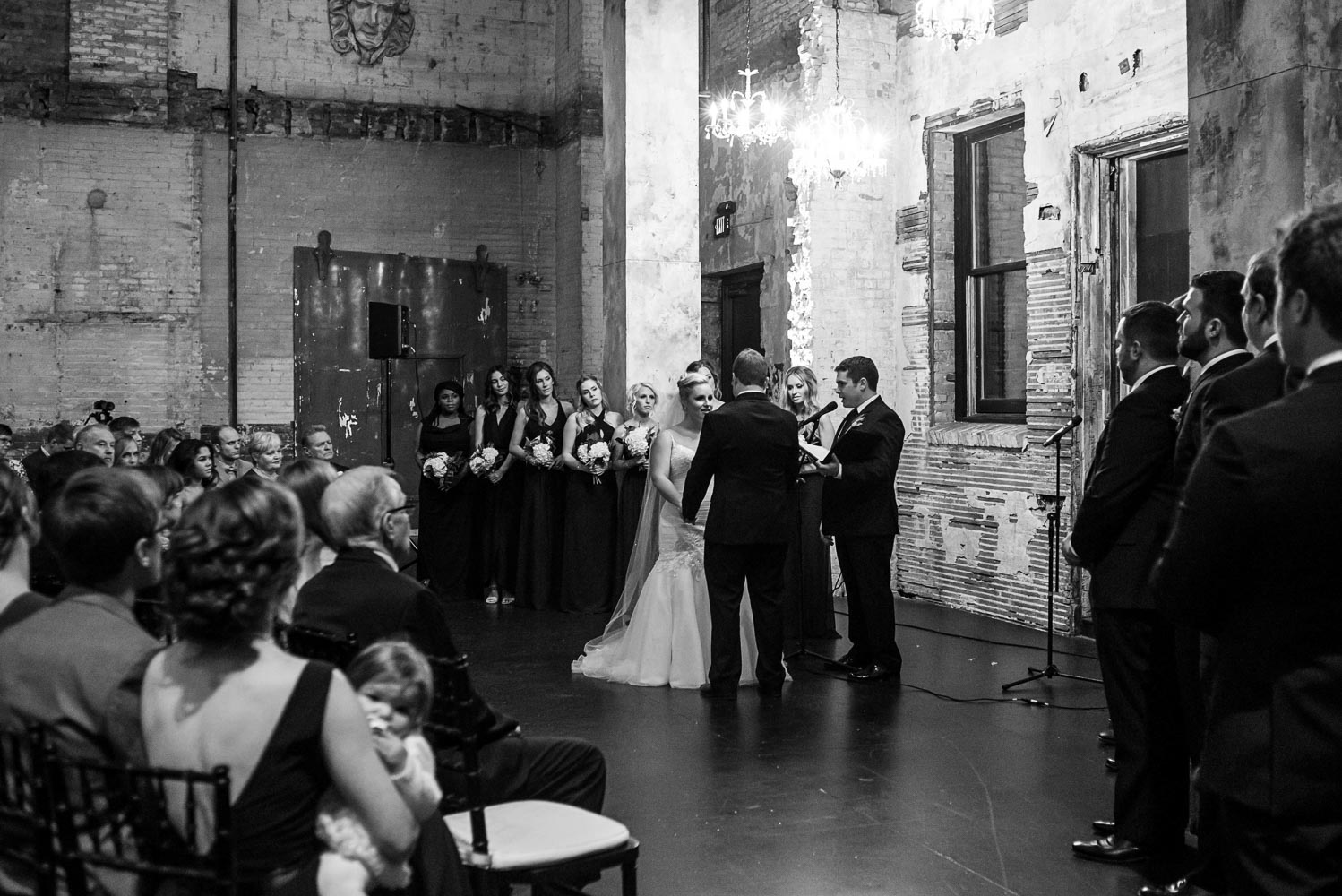 wedding ceremony at Aria in Minneapolis