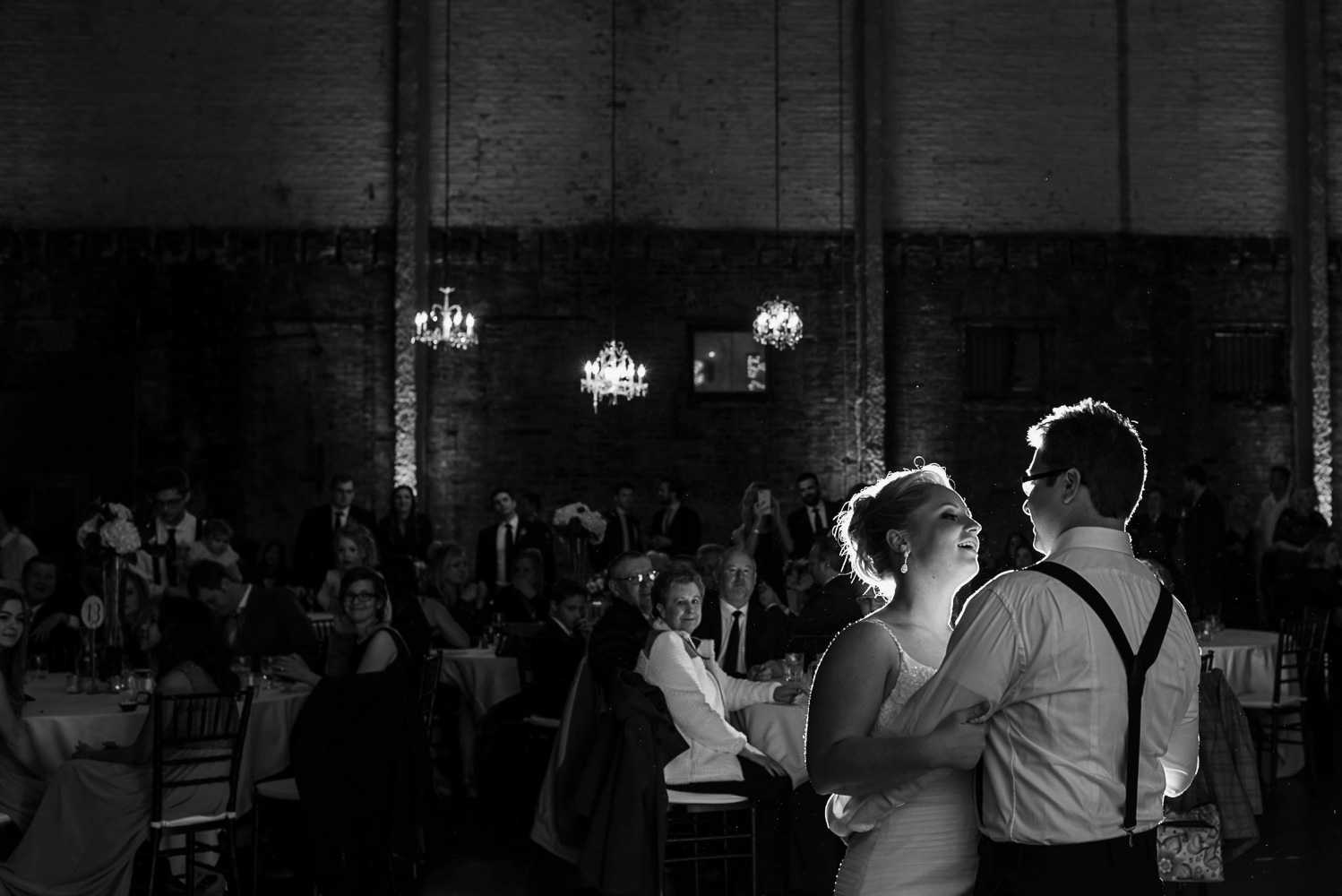 bride and groom first dance at Aria in Minneapolis