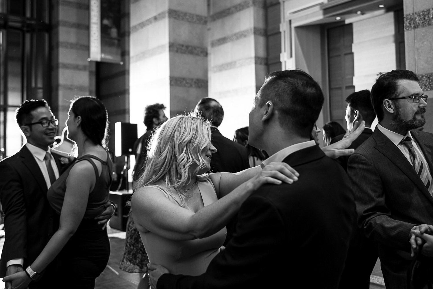 wedding guests dancing at the Minnesota History Museum