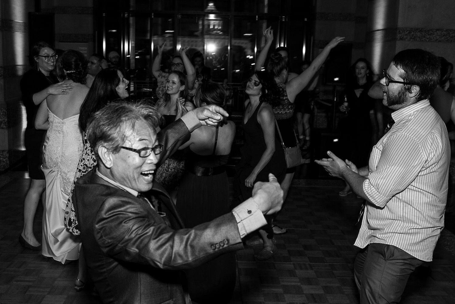 guests dancing at the Minnesota History Center