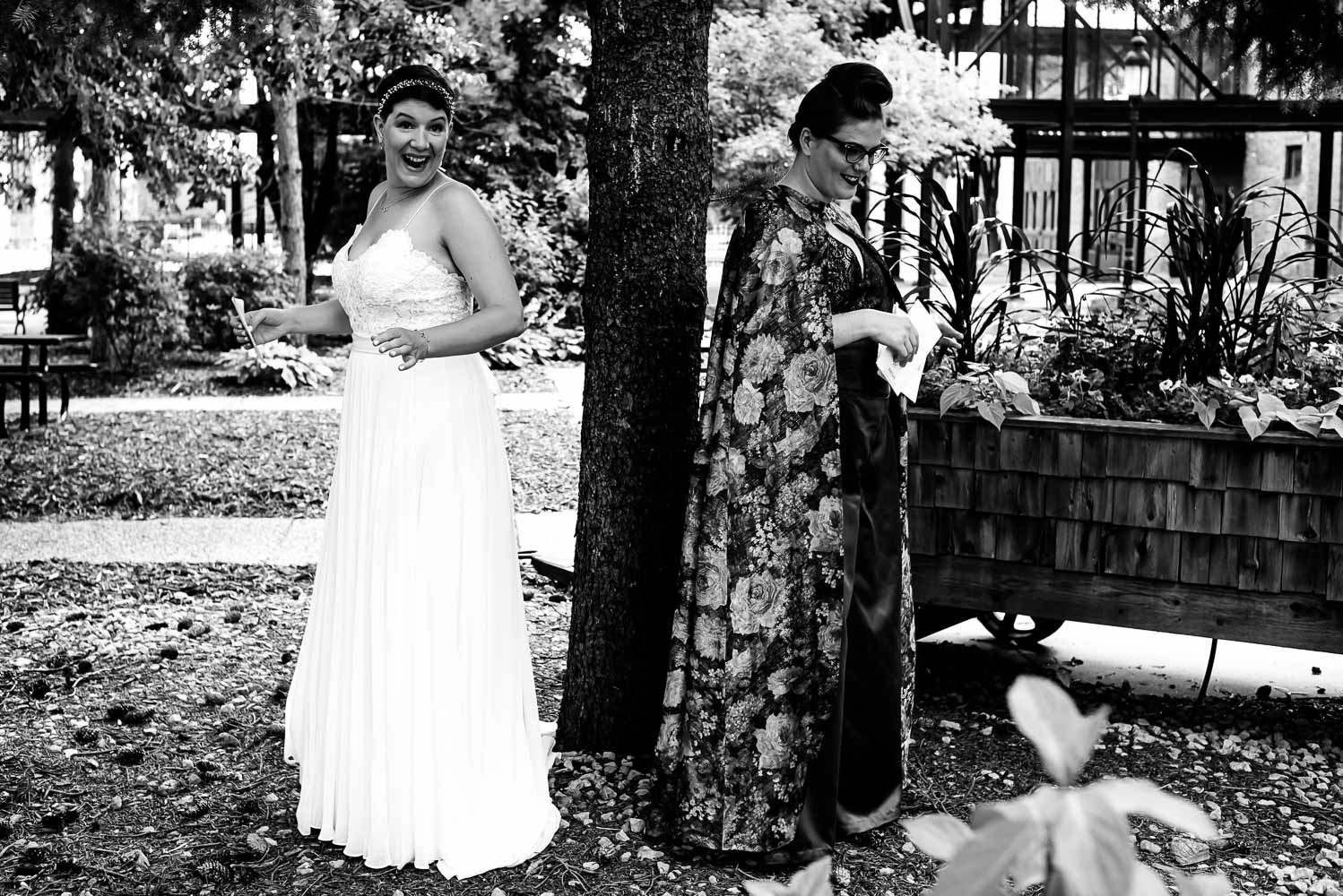 first look LGBT wedding at the State Fair in Minnesota