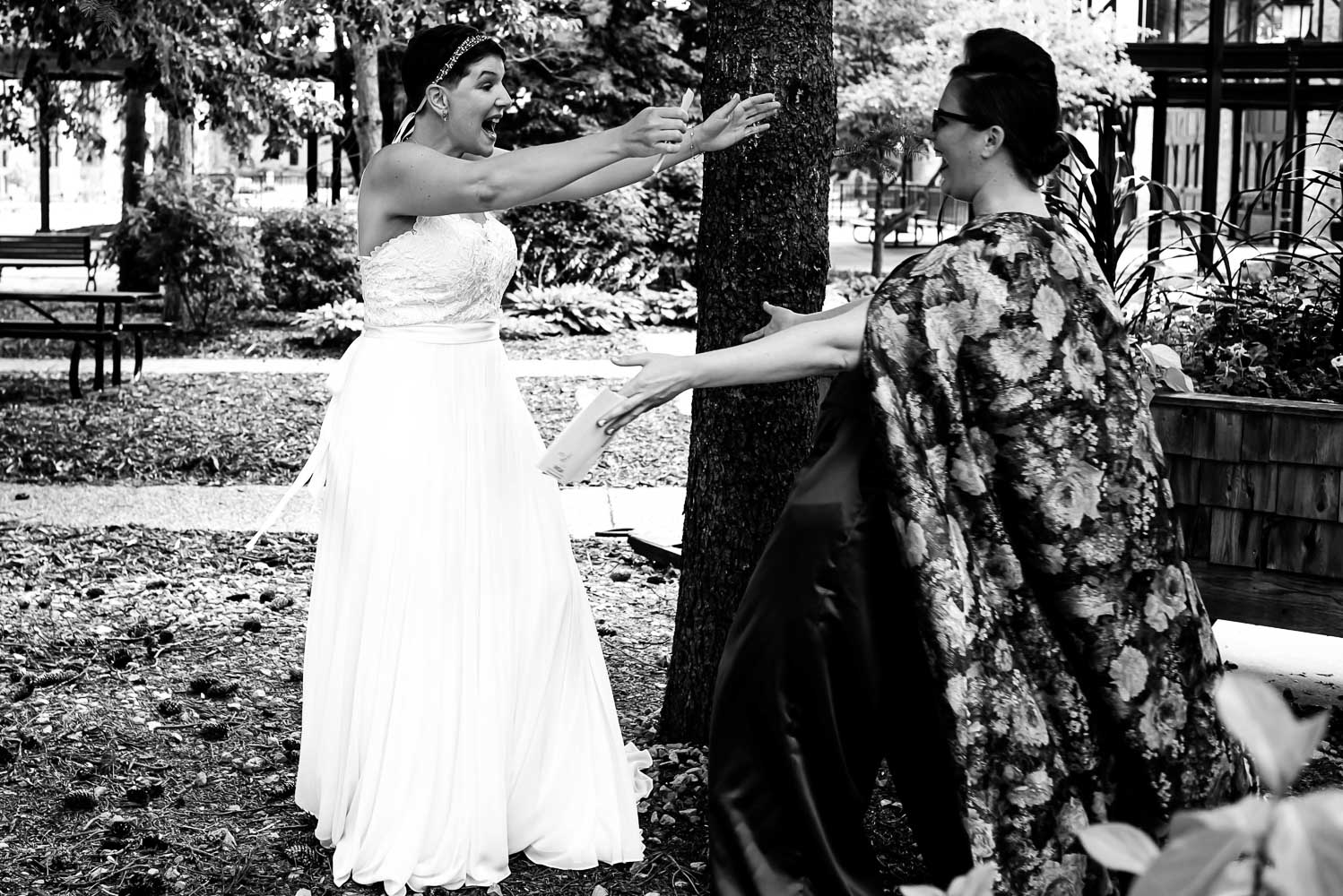 same sex wedding first look
