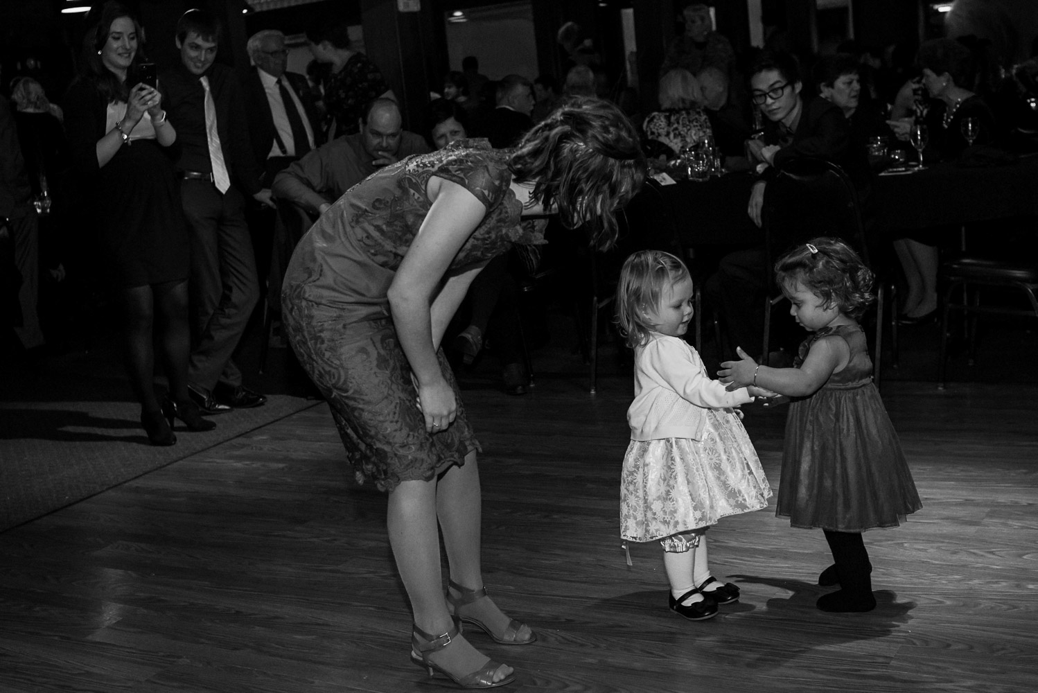 two little girls dancing together at Turtle's 1890 Social Centre